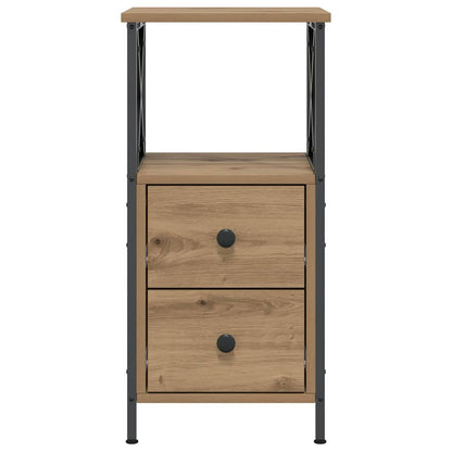 Bedside Cabinet Artisan Oak 34x35,5x70 cm Engineered Wood