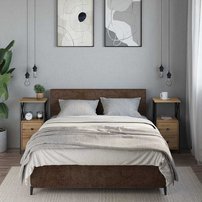 Bedside Cabinets 2 pcs Artisan Oak 34x35,5x70 cm Engineered Wood