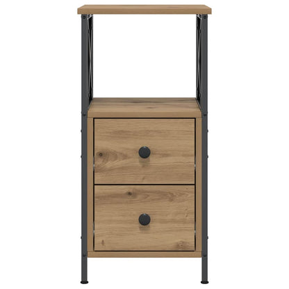Bedside Cabinets 2 pcs Artisan Oak 34x35,5x70 cm Engineered Wood