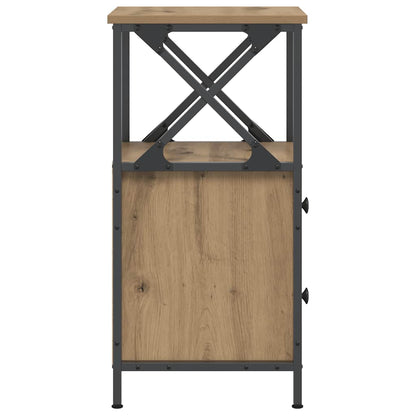 Bedside Cabinets 2 pcs Artisan Oak 34x35,5x70 cm Engineered Wood