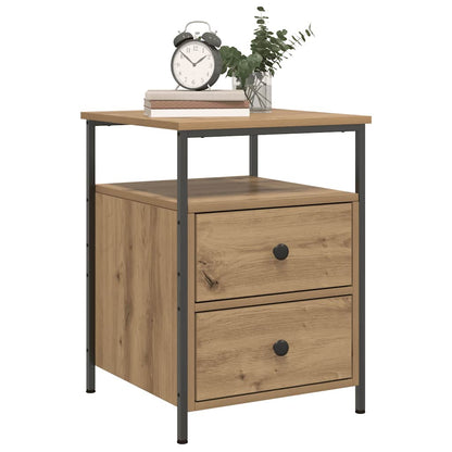 Bedside Cabinet Artisan Oak 44x45x60 cm Engineered Wood