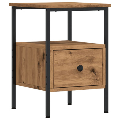 Bedside Cabinet Artisan Oak 34x36x50 cm Engineered Wood