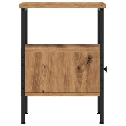 Bedside Cabinet Artisan Oak 34x36x50 cm Engineered Wood