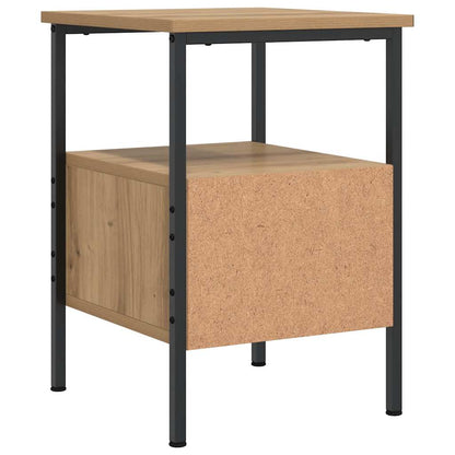 Bedside Cabinet Artisan Oak 34x36x50 cm Engineered Wood