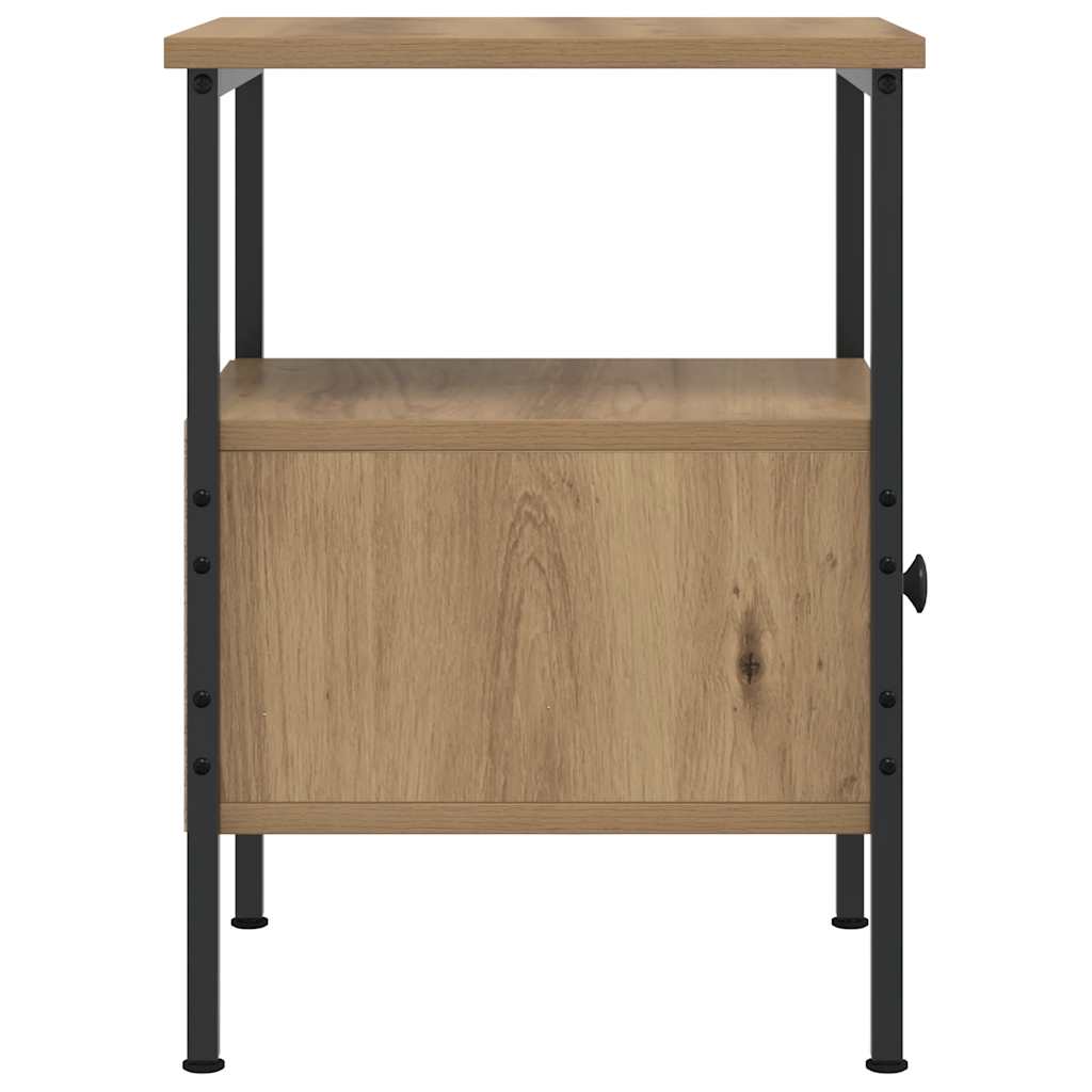 Bedside Cabinets 2 pcs Artisan Oak 34x36x50 cm Engineered Wood