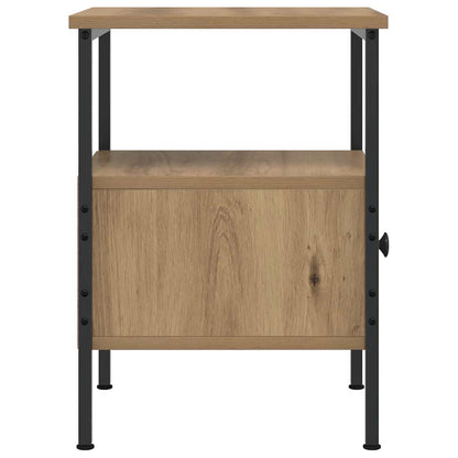 Bedside Cabinets 2 pcs Artisan Oak 34x36x50 cm Engineered Wood