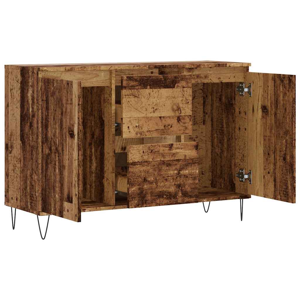 Sideboard Old Wood 101.5x35x70 cm Engineered Wood