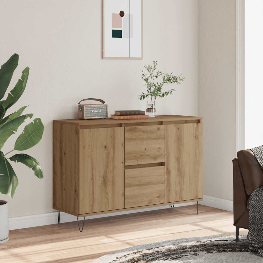 Sideboard Artisan Oak 101.5x35x70 cm Engineered Wood