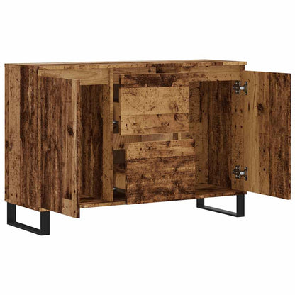 Sideboard Old Wood 101.5x35x70 cm Engineered Wood