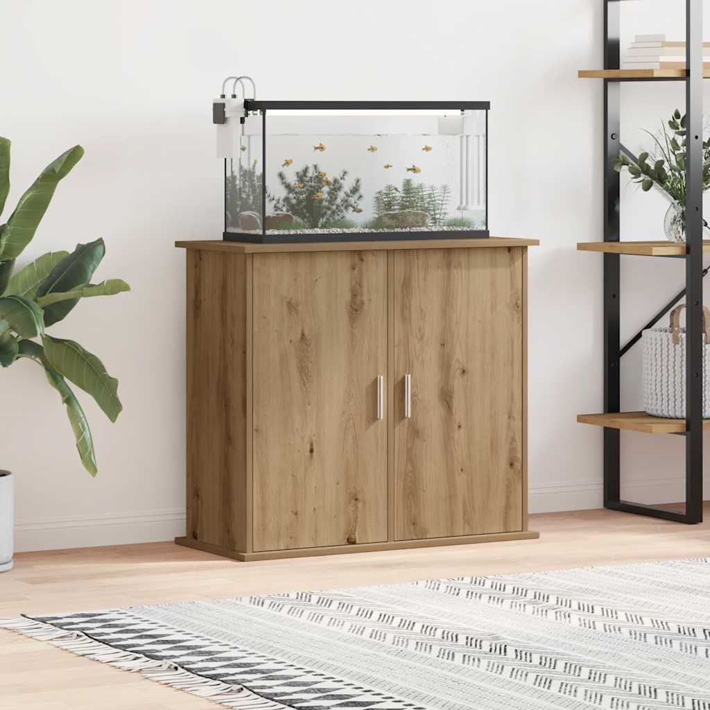 Aquarium Stand Artisan Oak 81x36x73 cm Engineered Wood