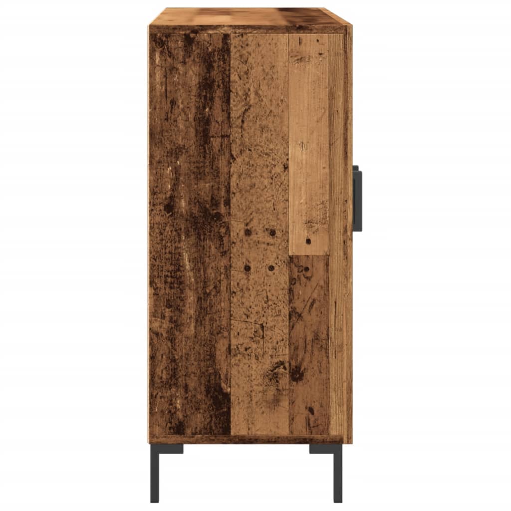 Sideboard Old Wood 90x34x80 cm Engineered Wood