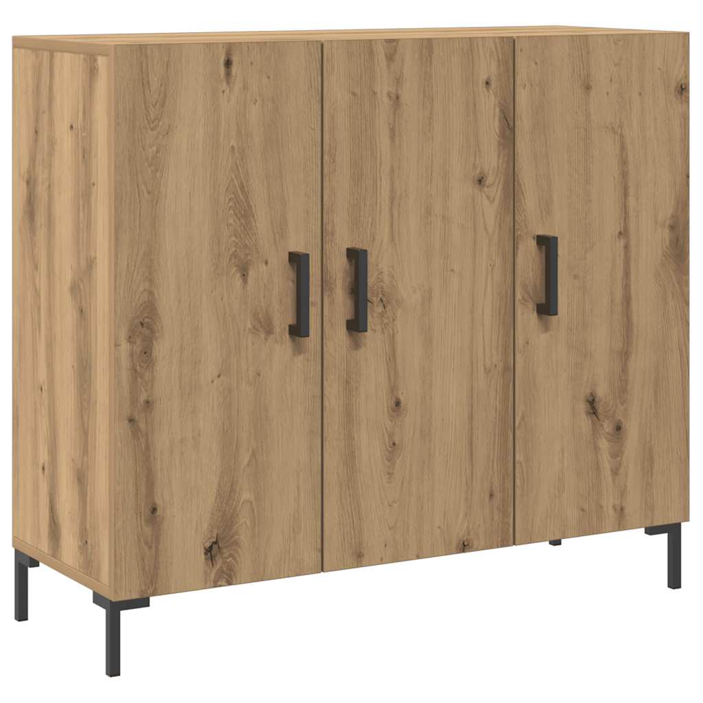 Sideboard Artisian Oak 90x34x80 cm Engineered Wood