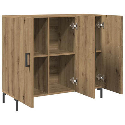 Sideboard Artisian Oak 90x34x80 cm Engineered Wood