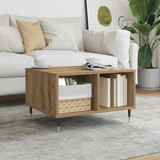 Coffee Table Artisan Oak 60x50x36,5 cm Engineered Wood