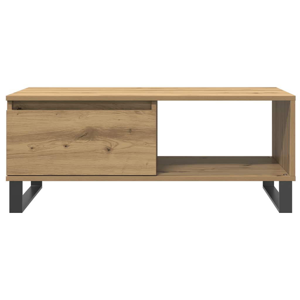 Coffee Table Artisan Oak 90x50x36.5 cm Engineered Wood