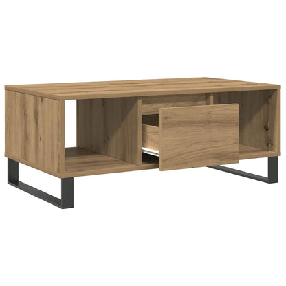Coffee Table Artisan Oak 90x50x36.5 cm Engineered Wood
