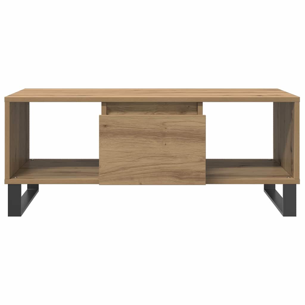 Coffee Table Artisan Oak 90x50x36.5 cm Engineered Wood