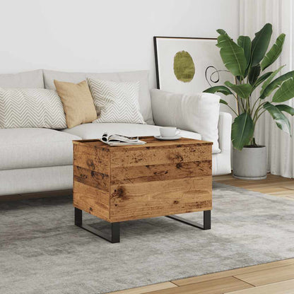 Coffee Table Old Wood 60x44,5x45 cm Engineered Wood