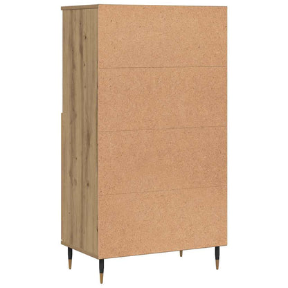 Highboard Artisian Oak 60x36x110 cm Engineered Wood