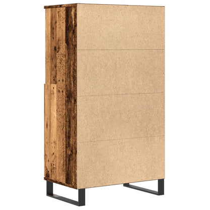 Highboard Old Wood 60x36x110 cm Engineered Wood