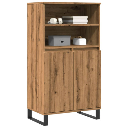 Highboard Artisan Oak 60x36x110 cm Engineered Wood
