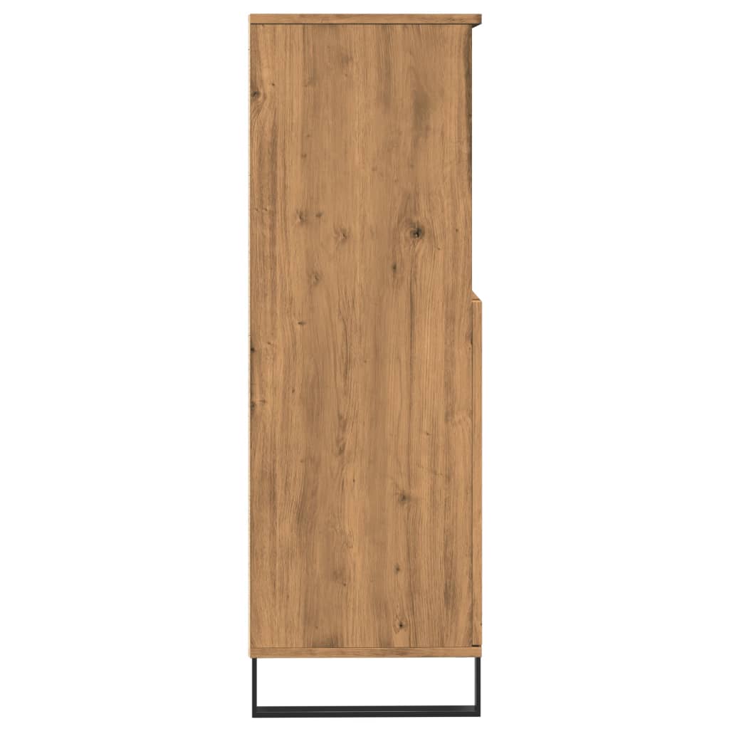 Highboard Artisan Oak 60x36x110 cm Engineered Wood