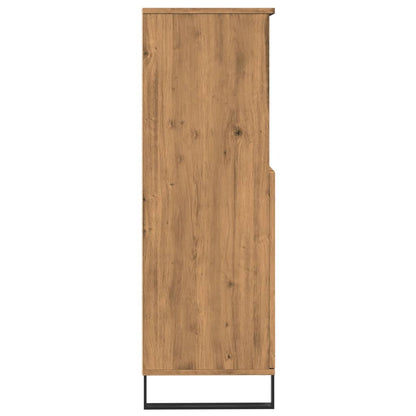 Highboard Artisan Oak 60x36x110 cm Engineered Wood
