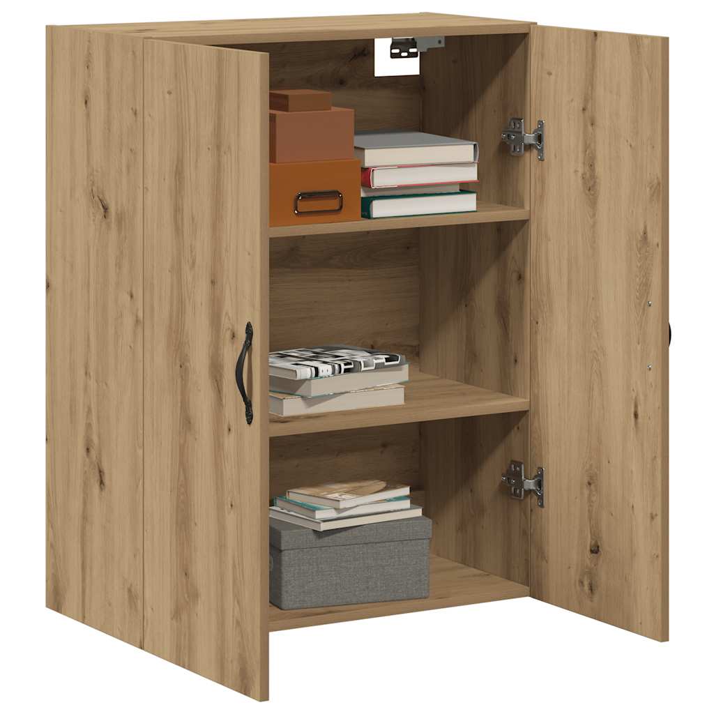 Wall Mounted Cabinet Artisan Oak 69.5x34x90 cm Engineered Wood