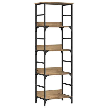 Bookshelf Artisan Oak 50x33x153 cm Engineered Wood
