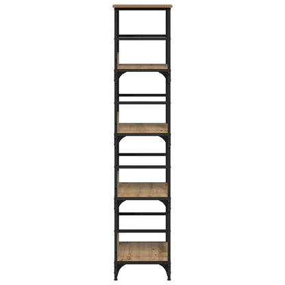 Bookshelf Artisan Oak 50x33x153 cm Engineered Wood