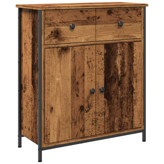 Sideboard Old Wood 70x30x80 cm Engineered Wood