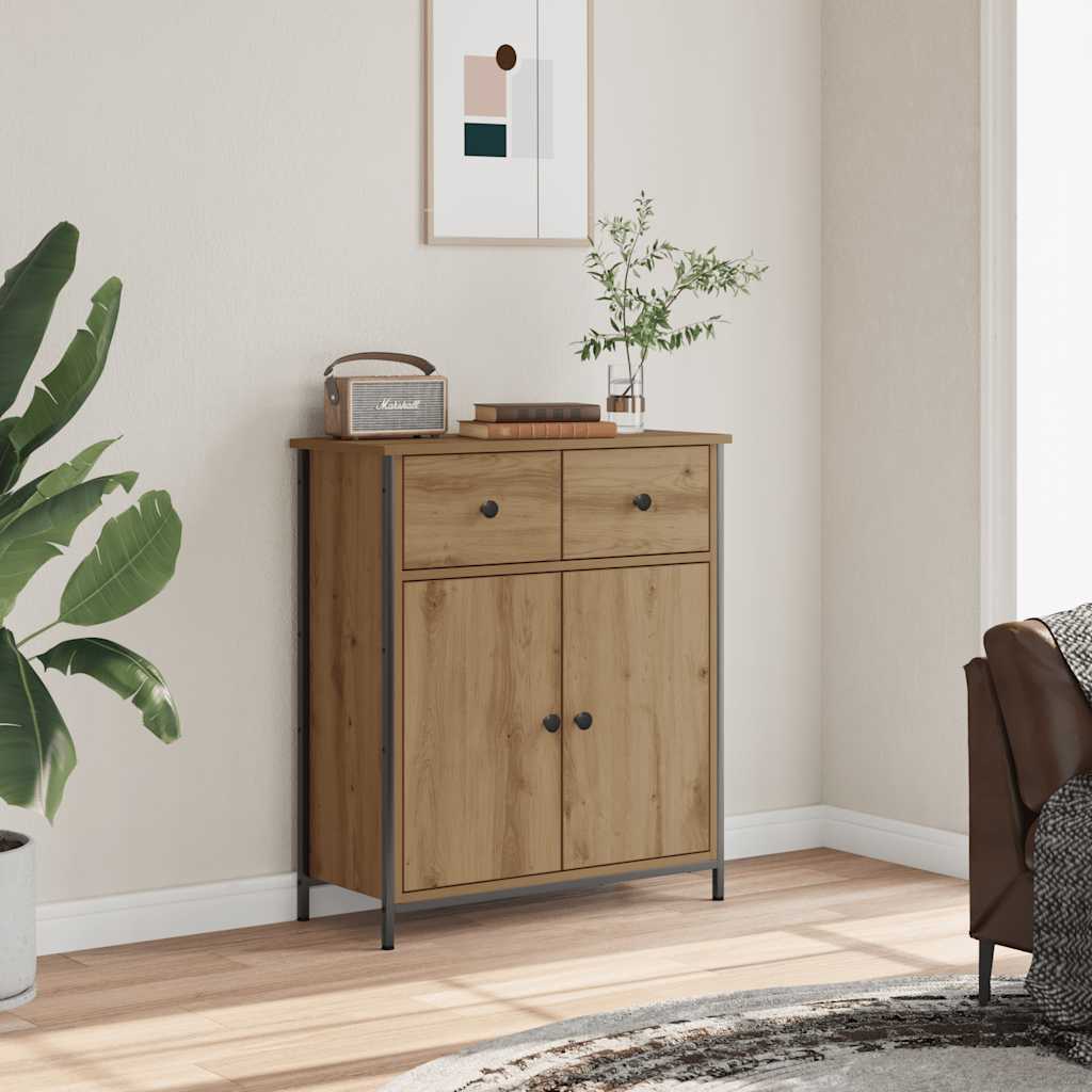 Sideboard Artisan Oak 70x30x80 cm Engineered Wood
