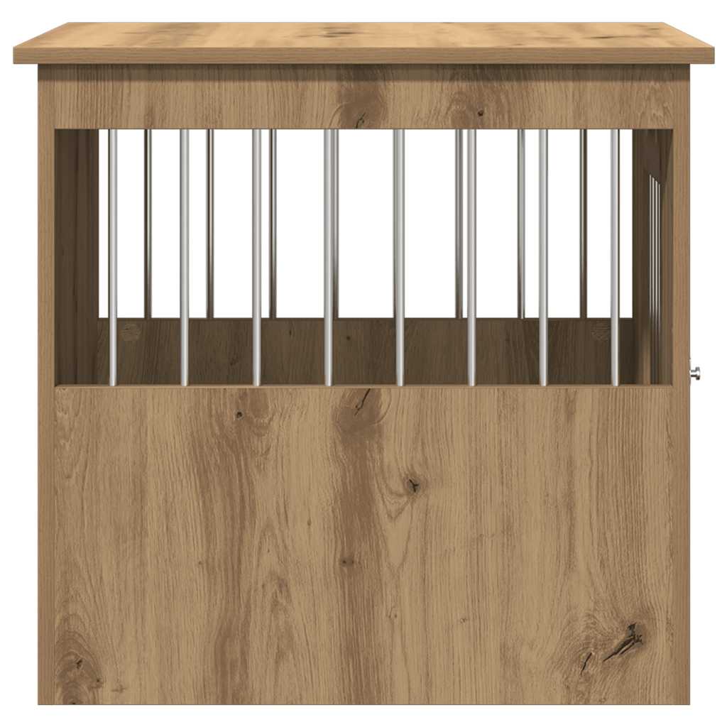 Dog Crate Furniture Artisan Oak 45x62x59 cm Engineered Wood