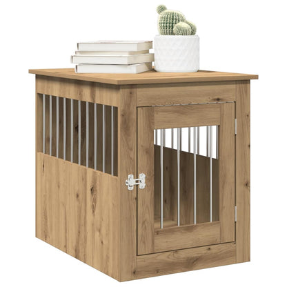 Dog Crate Furniture Artisan Oak 55x75x65 cm Engineered Wood