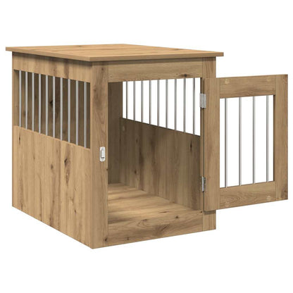 Dog Crate Furniture Artisan Oak 55x75x65 cm Engineered Wood