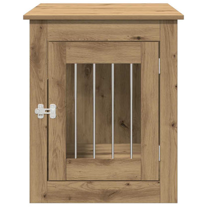 Dog Crate Furniture Artisan Oak 55x75x65 cm Engineered Wood