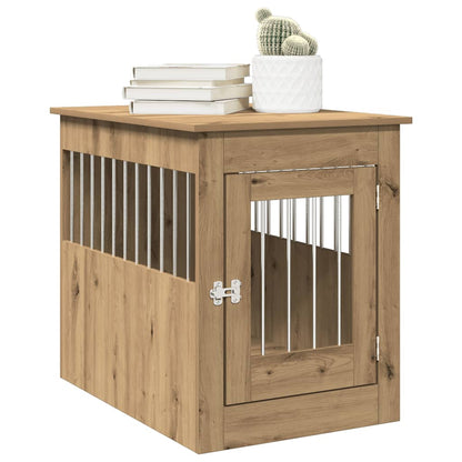 Dog Crate Furniture Artisan Oak 55x80x68 cm Engineered Wood