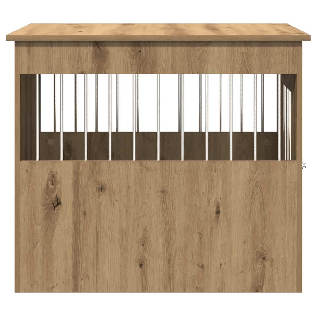 Dog Crate Furniture Artisan Oak 55x80x68 cm Engineered Wood