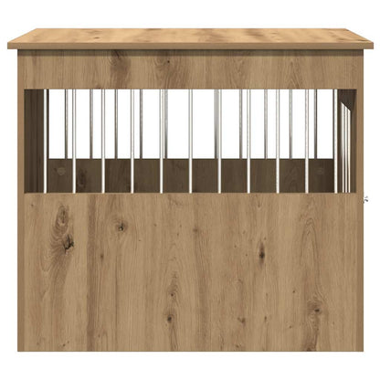 Dog Crate Furniture Artisan Oak 55x80x68 cm Engineered Wood