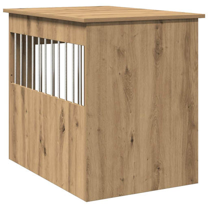 Dog Crate Furniture Artisan Oak 55x80x68 cm Engineered Wood