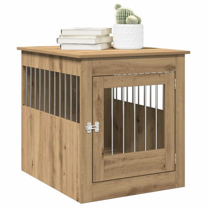 Dog Crate Furniture Artisan Oak 64.5x80x71 cm Engineered Wood