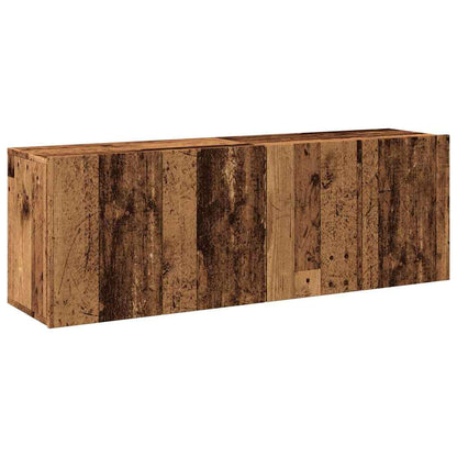 2 Piece Wall-mounted TV Cabinet Set Old Wood 60x30x41 cm