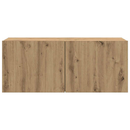 TV Cabinet Wall-mounted Artisan Oak 100x30x41 cm