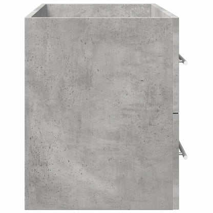 Sink Cabinet Concrete Grey 80x38,5x48 cm Engineered Wood