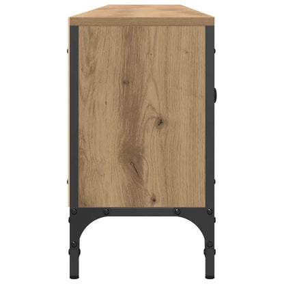 TV Cabinet with Drawer Artisan Oak 200x25x44 cm Engineered Wood