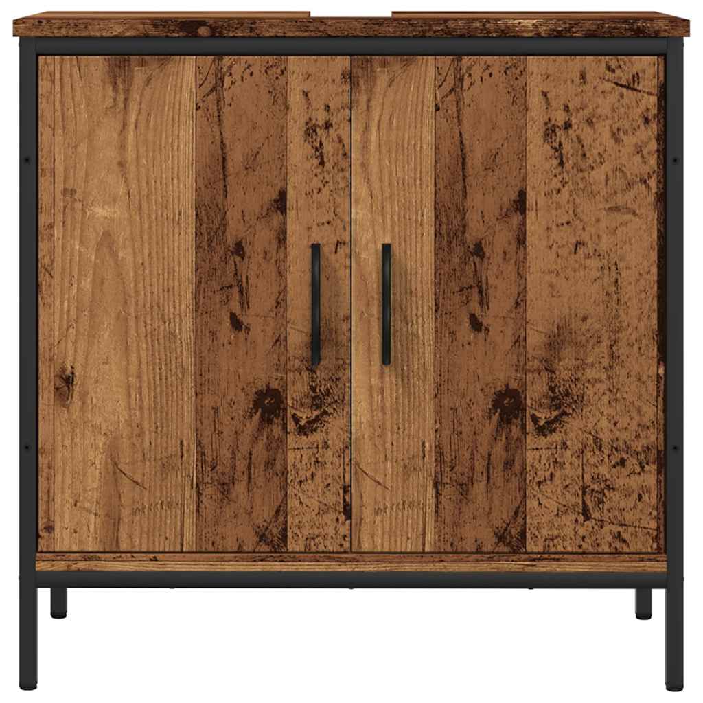 Sink Cabinet Old Wood 60x30x60 cm Engineered Wood