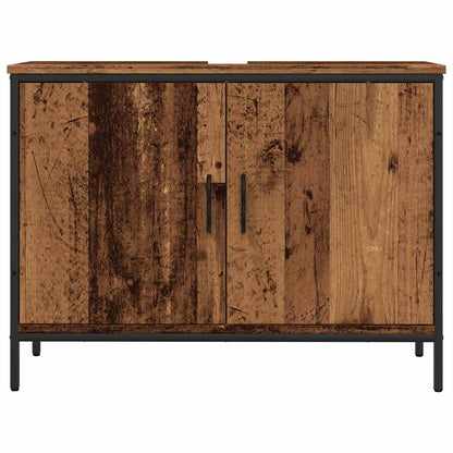 Bathroom Sink Cabinet Old Wood 60x33x60 cm Engineered Wood