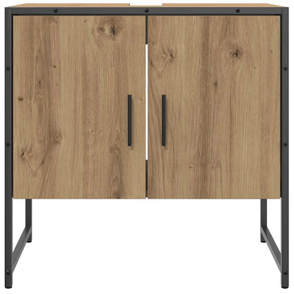 Bathroom Sink Cabinet Artisan Oak 60x33x60 cm Engineered Wood