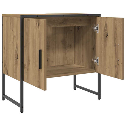 Bathroom Sink Cabinet Artisan Oak 60x33x60 cm Engineered Wood