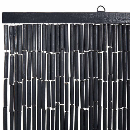Insect Door Curtain Dark Grey 90x220 cm Bamboo